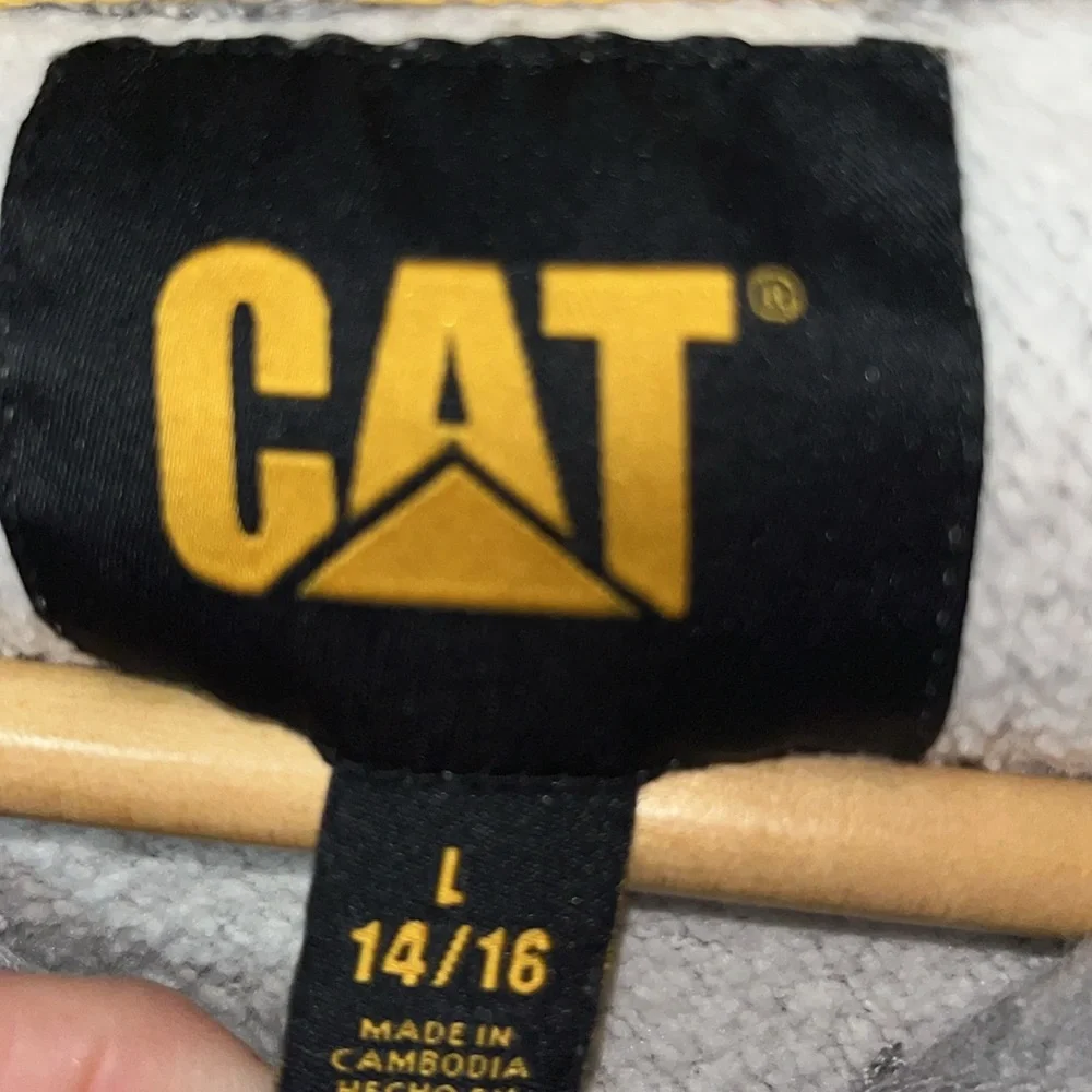 Caterpillar CAT sweatshirt hoodie Size Large